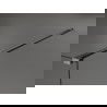 Mexen Kioto+ perete de duș cu raft Walk-in 70 x 200 cm, model negru, gun metal - 800-070-121-95-78