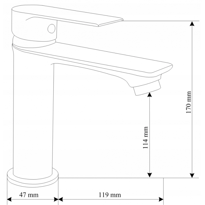 Mexen Royo baterie de chiuvetă, aurie - 72200-50