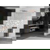 Mexen Kioto+ perete de duș cu suport Walk-in 70 x 200 cm, model alb, cupru periat - 800-070-121-65-85