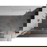Mexen Kioto+ panou de duș cu suport Walk-in 140 x 200 cm, model alb, cupru periat - 800-140-121-65-85