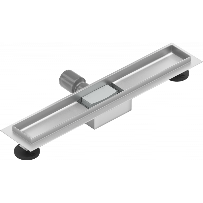 Mexen Flat korpus 50 cm-es vonalmenti lefolyóhoz, inox - 1015050