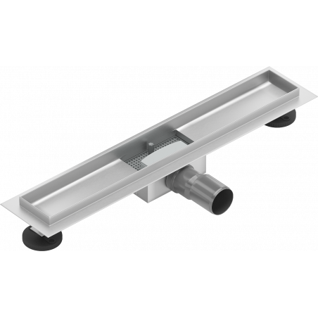 Mexen Flat Lineáris lefolyó burkolat 60 cm, inox - 1015060