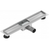 Mexen Flat Lineáris lefolyó burkolat 60 cm, inox - 1015060