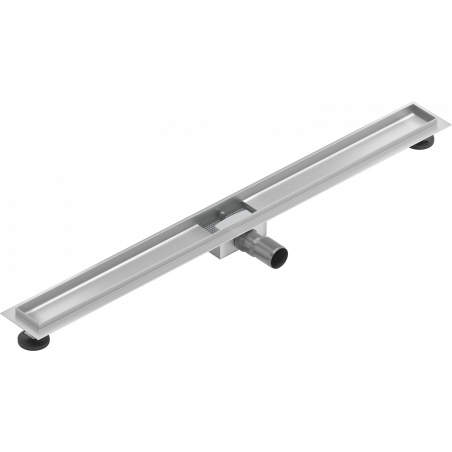 Mexen Flat burkolat 90 cm-es vonalmenti lefolyóhoz, inox - 1015090