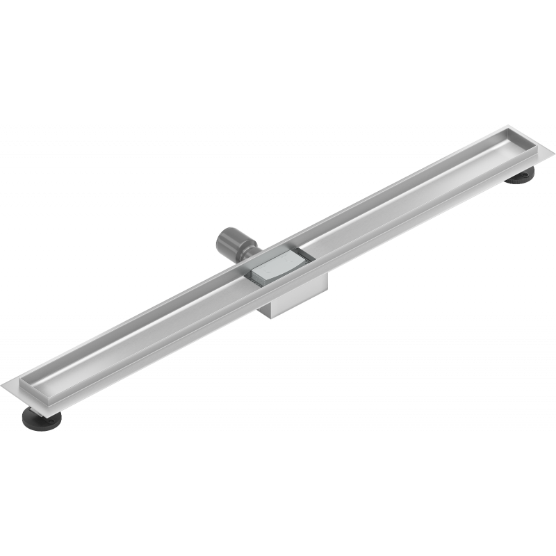 Mexen Flat lineáris lefolyótest, 90 cm, inox - 1015090