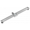 Mexen Flat burkolat 90 cm-es vonalmenti lefolyóhoz, inox - 1015090