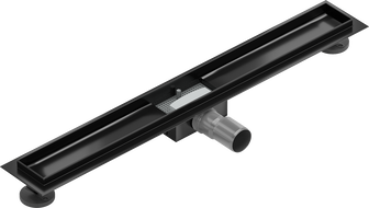 Mexen Flat corp scurgere duș liniar 80 cm, Neagră - 1715080