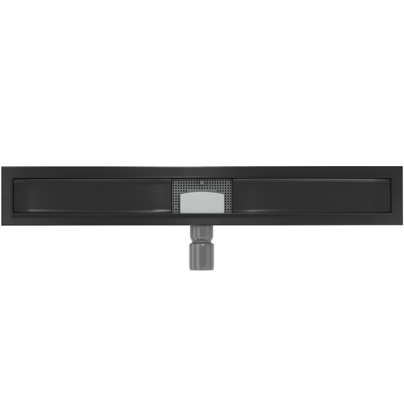 Mexen Flat corp pentru rigolă de duș liniară 80 cm, negru - 1715080