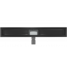 Mexen Flat zuhanyfolyóka váza 80 cm, Fekete - 1715080