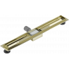 Mexen Flat corp scurgere duș liniar 70 cm, Aurie - 1515070