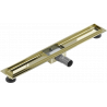Mexen Flat corp scurgere duș liniar 70 cm, Aurie - 1515070