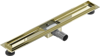 Mexen Flat corp scurgere duș liniar 70 cm, Aurie - 1515070