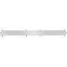 Mexen Flat M13 burkolat 2 az 1-ben vonalmenti lefolyóhoz 60 cm, inox - 1019060