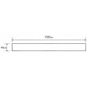 Mexen Flat M13 burkolat 2 az 1-ben lineáris vízelvezetőhöz, 70 cm, inox - 1019070