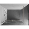 Mexen Kioto+ perete de duş cu raft Walk-in 80 x 200 cm, model alb, nichel periat - 800-080-121-97-97