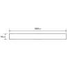Mexen Flat M13 2 az 1-ben burkolat vonalmenti folyókához 90 cm, inox - 1019090