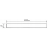 Mexen M13 mască 2 în 1 pentru scurgerile de duș liniare 100 cm, Crom - 1019100