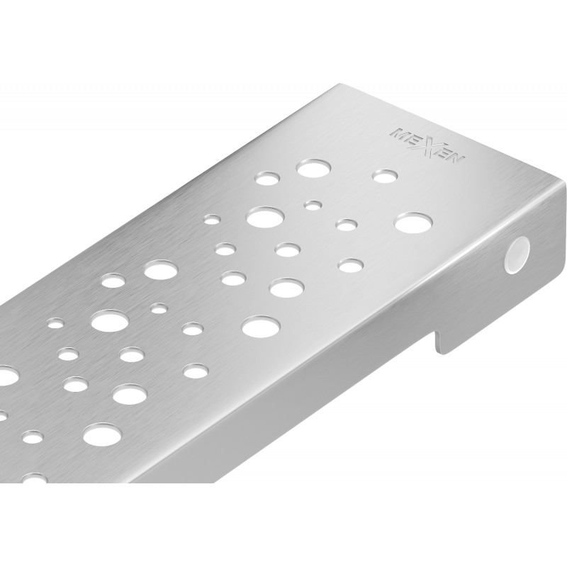 Mexen Flat M12 burkolat folyókához 60 cm inox - 1021060