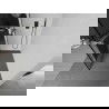Mexen Kioto+ perete de duș cu suport Walk-in 130 x 200 cm, model negru, gri armat periat - 800-130-121-66-77