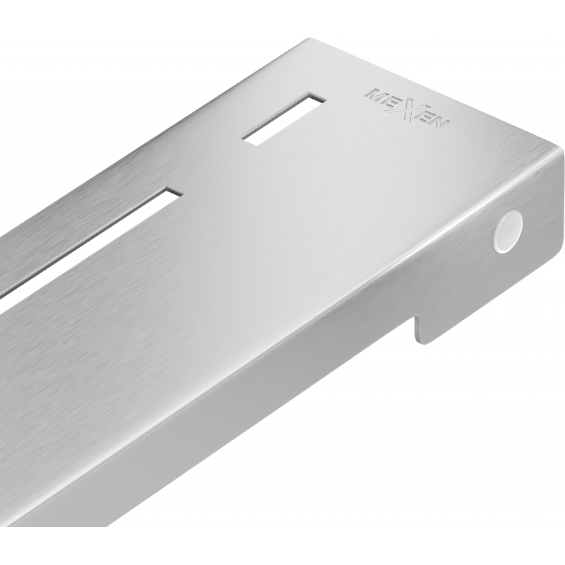 Mexen Flat M03 burkolat vonalelvezetéshez 90 cm, inox - 1022090