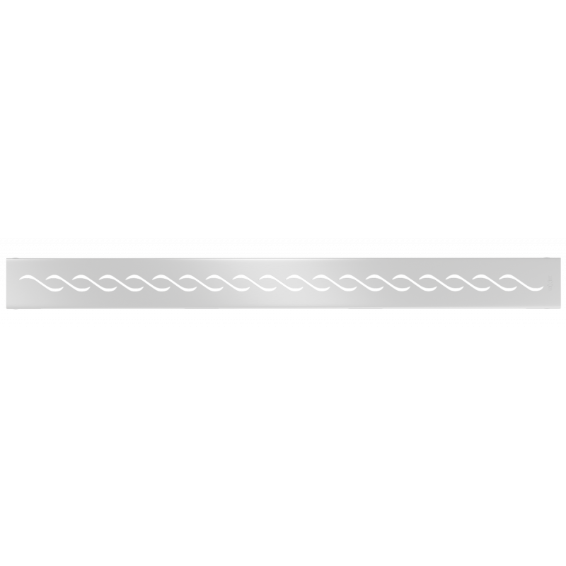 Mexen Flat M18 lineáris lefolyó takarólemez, 50 cm, inox - 1023050