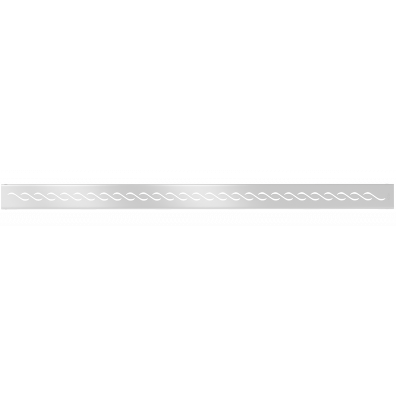Mexen Flat M18 burkolat lineáris lefolyóhoz 100 cm, inox - 1023100