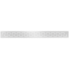 Mexen Flat M15 burkolat vonalmenti lefolyóhoz, 60 cm, inox - 1024060