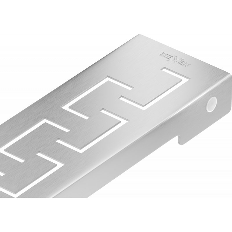 Mexen Flat M15 elülső burkolat vonalmenti vízelvezetéshez 60 cm, inox - 1024060