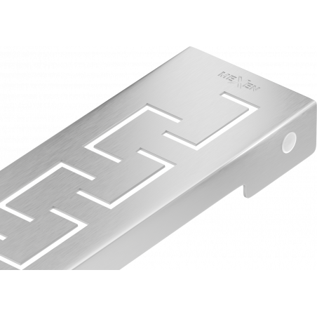 Mexen Flat M15 elülső burkolat vonalmenti vízelvezetéshez 60 cm, inox - 1024060