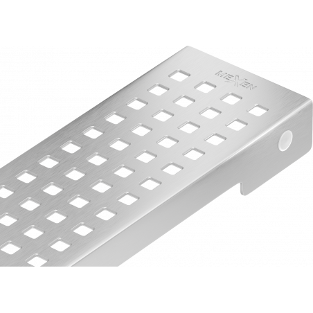 Mexen Flat M08 burkolat lineáris lefolyóhoz, 80 cm, inox - 1025080