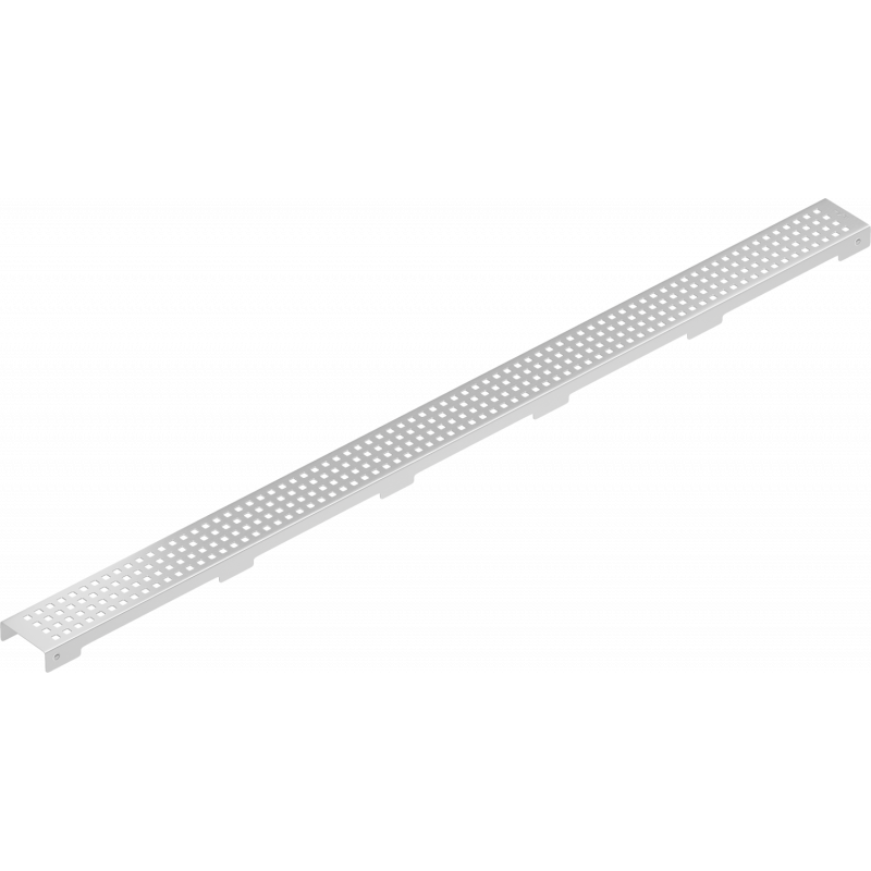 Mexen Flat M08 burkolat lineáris lefolyóhoz, 80 cm, inox - 1025080