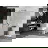 Mexen Kioto+ L perete de duș cu raft Walk-in 65 x 200 cm, transparent, crom - 800-065-123-01-00