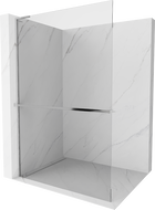 Mexen Kioto+ L perete de duș cu suport Walk-in 105 x 200 cm, transparent, crom - 800-105-123-01-00