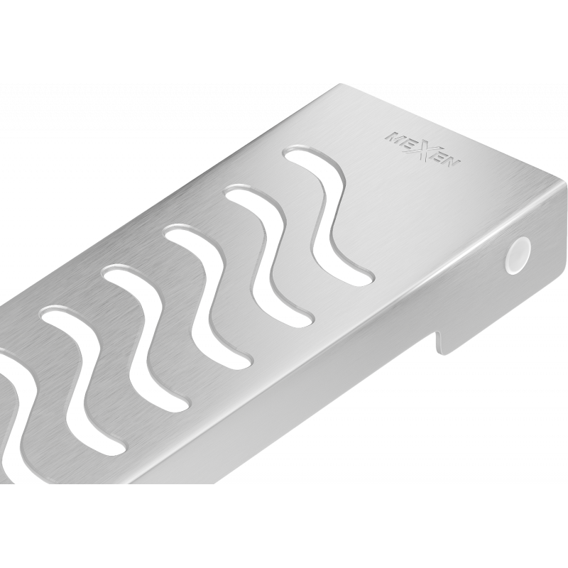 Mexen Flat M09 burkolat a 90 cm-es vonalmenti vízelvezetőhöz, inox - 1028090