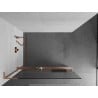 Mexen Kioto+ L perete de duș cu raft Walk-in 90 x 200 cm, transparent, cupru periat - 800-090-123-65-00