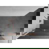 Mexen Kioto+ L perete de duș cu raft Walk-in 95 x 200 cm, transparent, cupru periat - 800-095-123-65-00