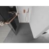 Mexen Kioto+ L panou de duș cu suport Walk-in 100 x 200 cm, transparent, cupru periat - 800-100-123-65-00