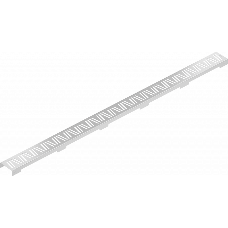 Mexen Flat M22 burkolat folyókához 100 cm, inox - 1029100