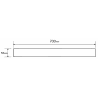 Mexen Flat M13 mască 2în1 pentru scurgere liniară 70 cm, neagră - 1719070