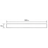 Mexen Flat M13 masca 2în1 pentru scurgere liniară 90 cm, neagră - 1719090