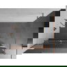 Mexen Kioto+ panou de duș cu suport Walk-in 110 x 200 cm, oglindă, cupru periat - 800-110-121-65-50