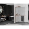 Mexen Kioto+ L perete de duș cu suport Walk-in 100 x 200 cm, transparent, aur roz - 800-100-123-60-00