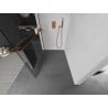 Mexen Kioto+ L perete de duș cu suport Walk-in 100 x 200 cm, transparent, aur roz - 800-100-123-60-00