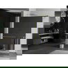 Mexen Kioto+ perete duș cu suport Walk-in 140 x 200 cm, oglindă, finisaj auriu periat - 800-140-121-55-50
