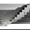 Mexen Kioto+ L  perete de duș cu suport Walk-in 65 x 200 cm, transparent, auriu periat - 800-065-123-55-00