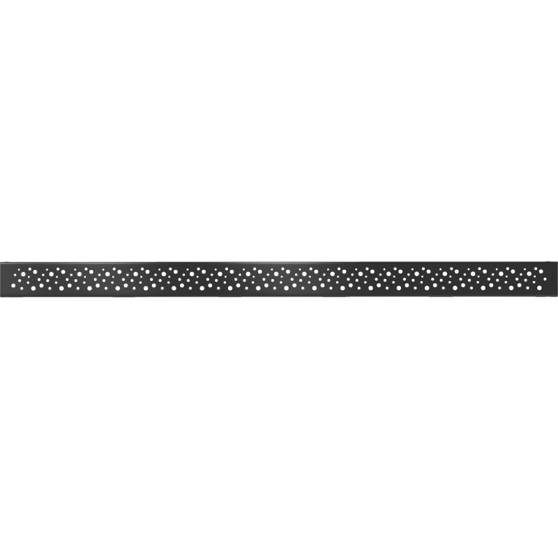 Mexen Flat M12 90 cm-es lineáris lefolyóburkolat, fekete - 1721090