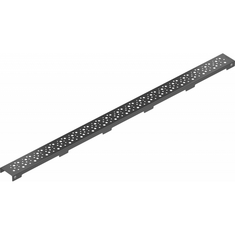 Mexen Flat M12 90 cm-es lineáris lefolyóburkolat, fekete - 1721090