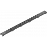 Mexen Flat M12 linear padlóösszefolyó fedél 100 cm, fekete - 1721100