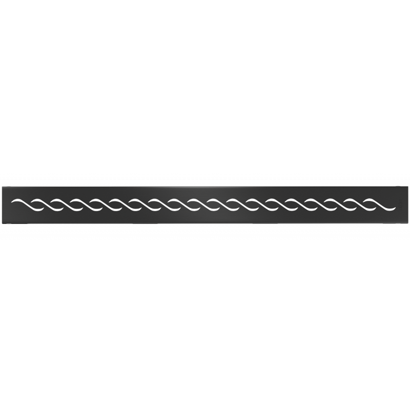 Mexen Flat M18 vonalmenti lefolyómaszk 60 cm, fekete - 1723060