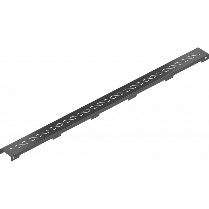 Mexen Flat Masca de scurgere liniară M18 de 90 cm, neagră - 1723090